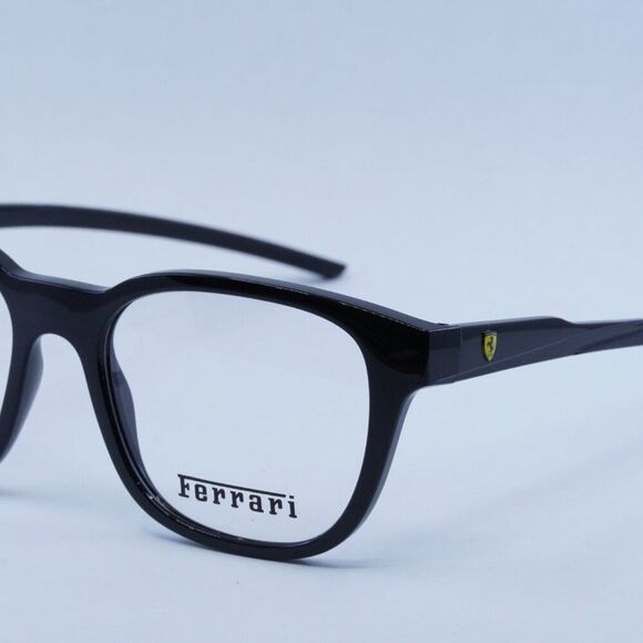 🕶️ New Ferrari Scuderia FZ8006 501 Eyeglasses - Black Frame - Picture 3 of 10